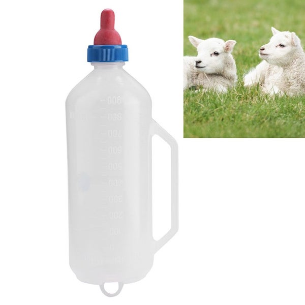 1L Lamb Milk Bottle Baby Goat Milk Feeding Feeder Nursing Bottle with Handle Carousel 1