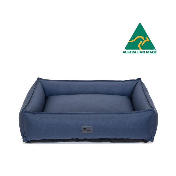 Superior Pet Goods Ripstop Durable Dog Lounger Bed Bondi Blue Mini 67x44x23cm Carousel 2