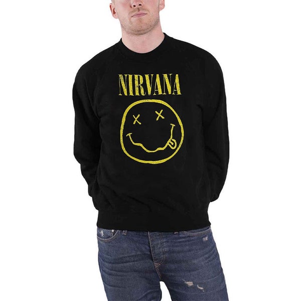 Nirvana Yellow Grunge Face Sweatshirt Carousel 1