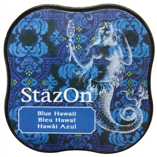 TSUKINEKO StazOn Midi Ink Pad Blue Hawaii Carousel 1