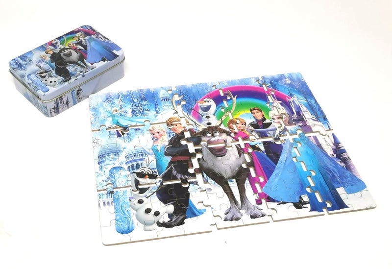 Frozen 100 Piece Jigsaw Puzzle with Tin box Carousel 2