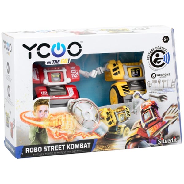 Silverlit YCOO Red & Yellow Battle Pack / Twin Pack Robo Street Kombat Twin Carousel 5