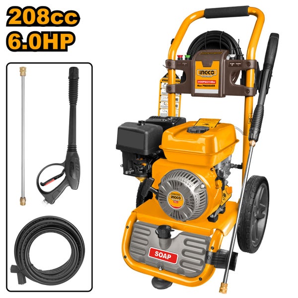 Gasoline pressure washer 6HP 208CC Carousel 1