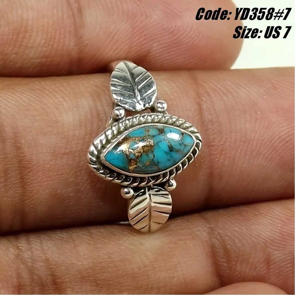Retro Marquise Diamond Ring Turquoise Ring Jewellery *Local Buy* Carousel 2