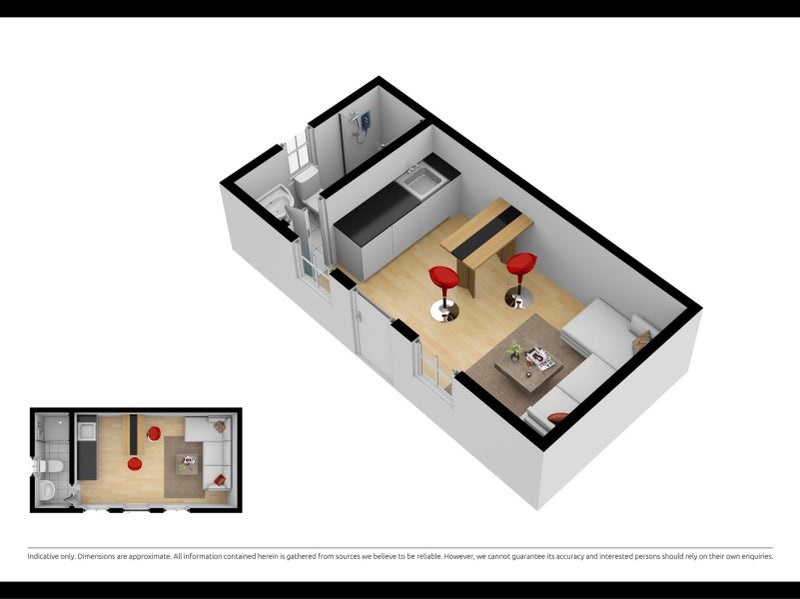 Standard Cabin 3m x 6m with kitchenette and bathroom! Carousel 11