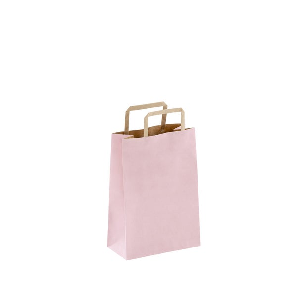 Duo #40 Flat Fold Handle Bag - 285 x 200 x 100 - (Pack of 350) Carousel 1