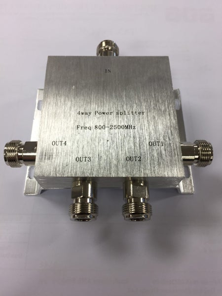YAGI N Type 4 Ways Splitter One in Four Out 800-2500MHz Carousel 2