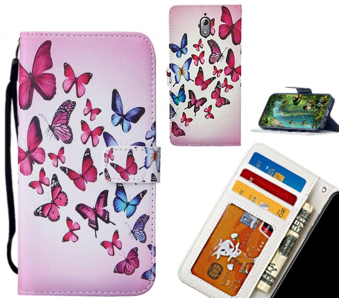 Nokia 3.1 case leather wallet case printed ID Carousel 1