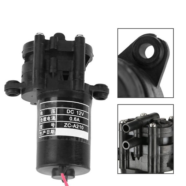 ZC-A210 12V Mini Plastic High Efficiency Self priming Water Pump DC Gear Pump Carousel 2
