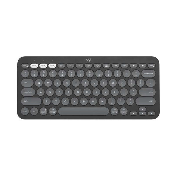 Logitech Pebble Keys 2 K380S Bluetooth Keyboard - Tonal Graphite (920-011753) Carousel 1