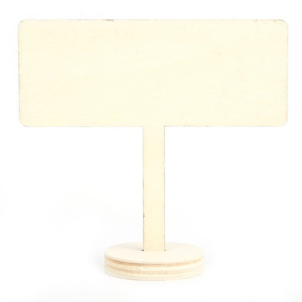 20Pcs Wooden Mini Blackboard Sign Message Board Carousel 1