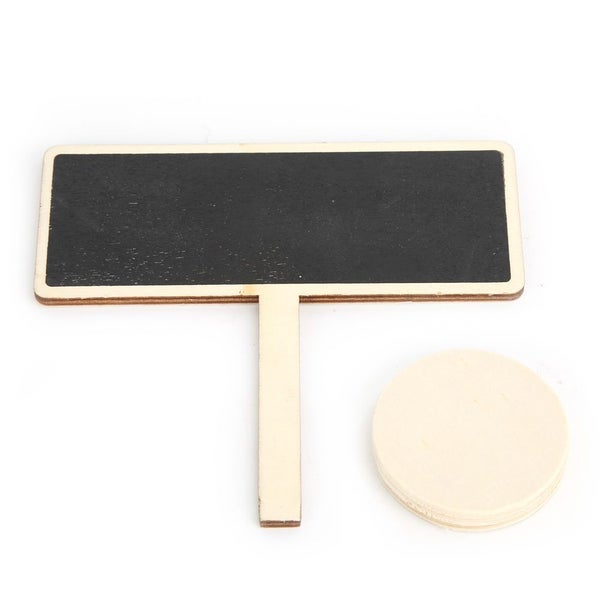 20Pcs Wooden Mini Blackboard Sign Message Board Carousel 2