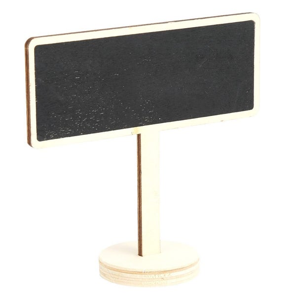 20Pcs Wooden Mini Blackboard Sign Message Board Carousel 3