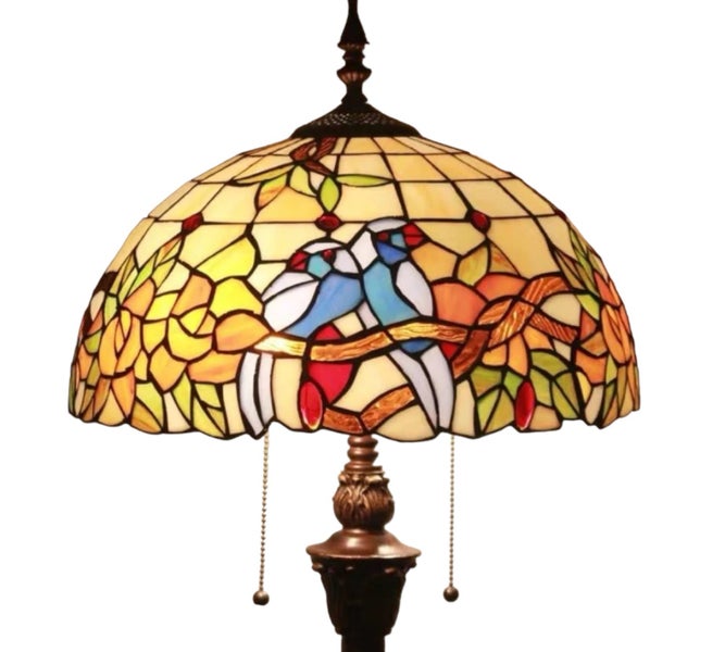 New Design Handmade Tiffany Floor Lamp 40cm Shade Carousel 1