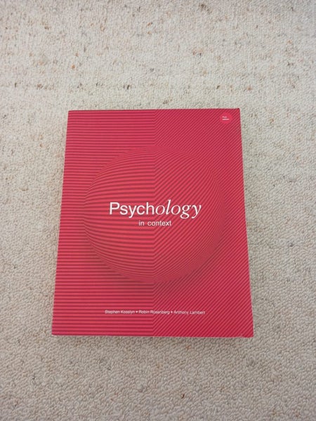 Psychology in Context a UoA Required Readings Carousel 1