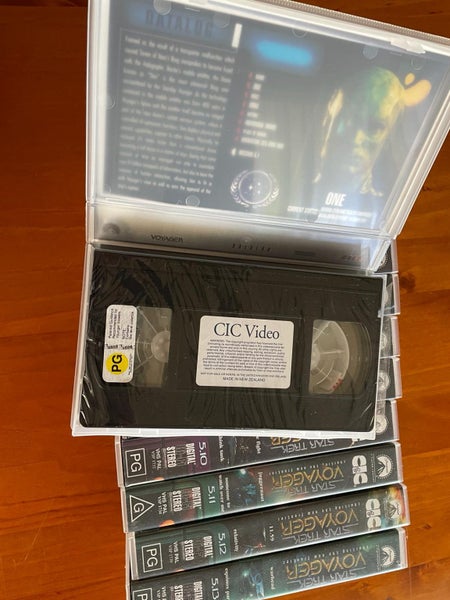 star trek voyager VHS tapes Series 5 - 13 Tapes Carousel 2