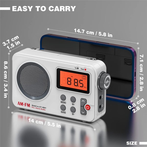 New Portable AM FM Radio Sale Sale Carousel 2
