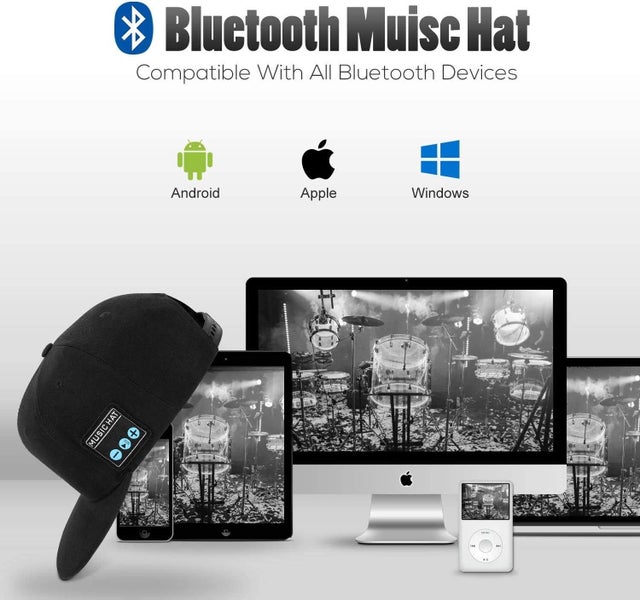 Bluetooth Music Baseball Cap with Speaker62986060693379111