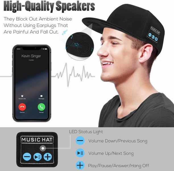 Bluetooth Music Baseball Cap with Speaker62986060693379112
