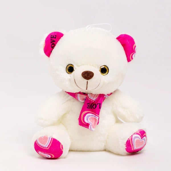 Cute Bear Plush Toy 20cm Stuffed Animals Teddy Bear with Scarf Soft Carousel 2