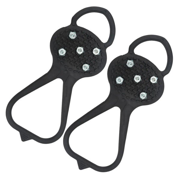 Pair 5 Studs Anti-Skid Ice Snow Camping Walking Shoes Winter Safety Carousel 1