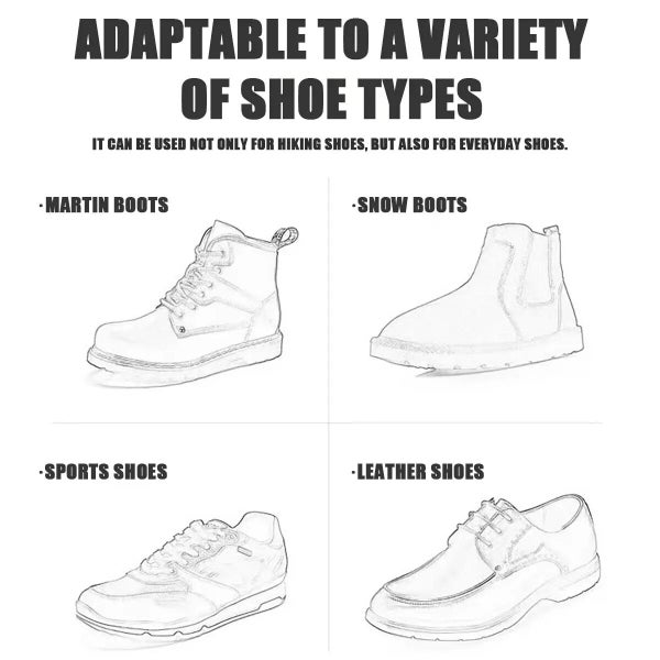 Pair 5 Studs Anti-Skid Ice Snow Camping Walking Shoes Winter Safety Carousel 7