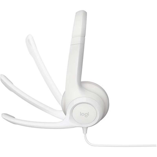 Logitech H390 USB Wired Headset - Off White (981-001287) Carousel 2