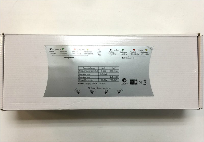 MULTISWITHCHES 9-WAY SATELLITE MULTISWITHCHES SYSTEM - 9 IN 4 OUT Carousel 2