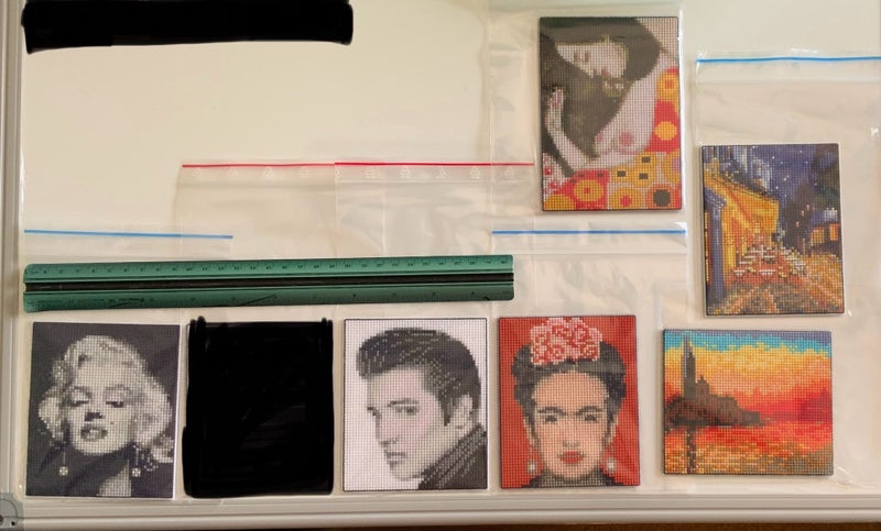‘Mini Masterpiece’ Art Fridge Magnets (large) Carousel 1