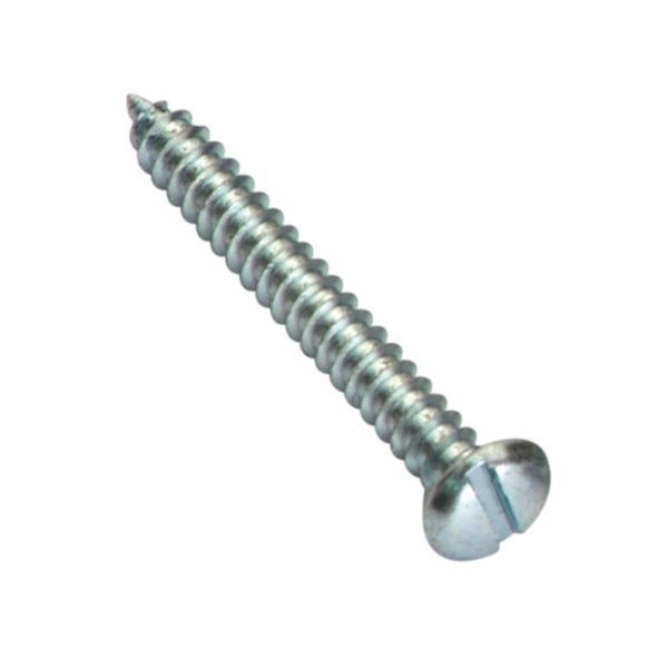 Champion 6G x 1in S/Tapping Screw Raised Head Slotted -50pk Carousel 1