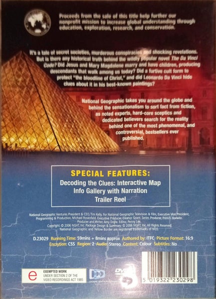 Da Vinci's Code Revealed Carousel 2