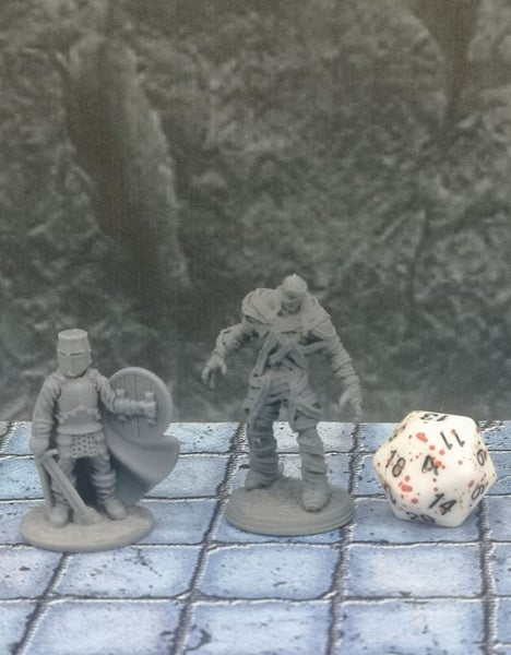 Monster Miniature Undead Gibdo Mummy Dungeons and Dragons dice4dungeons Schloss Carousel 2