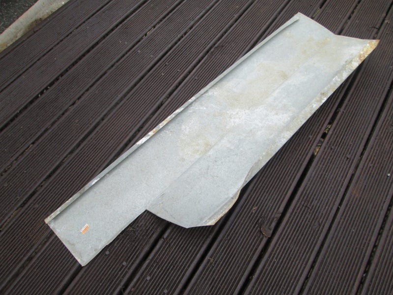 Ridge cap short piece, galvanised, good for repair or other project Carousel 2