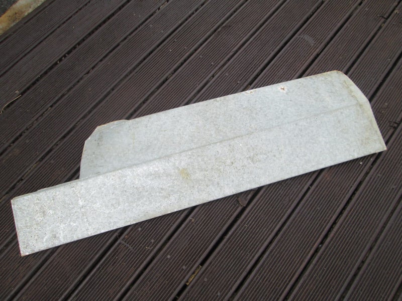 Ridge cap short piece, galvanised, good for repair or other project Carousel 1