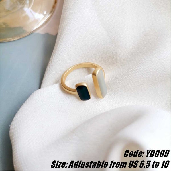 Women's Simple Geometric Shape Opening Ring Jewellery *Local Buy* Carousel 1