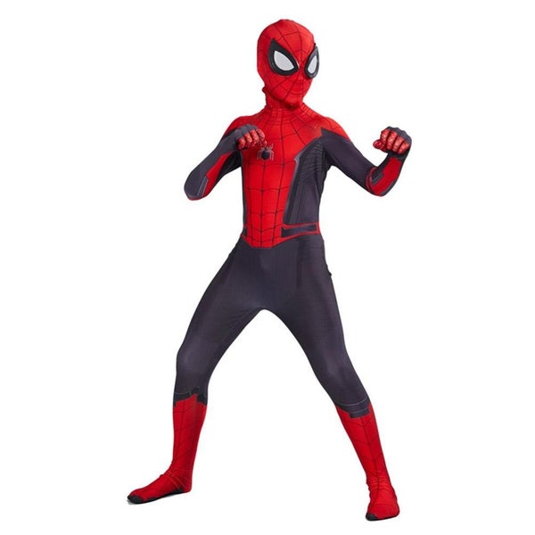 Spiderman Latest Costume in black Far from home + Mask + Mask Size Small Carousel 1