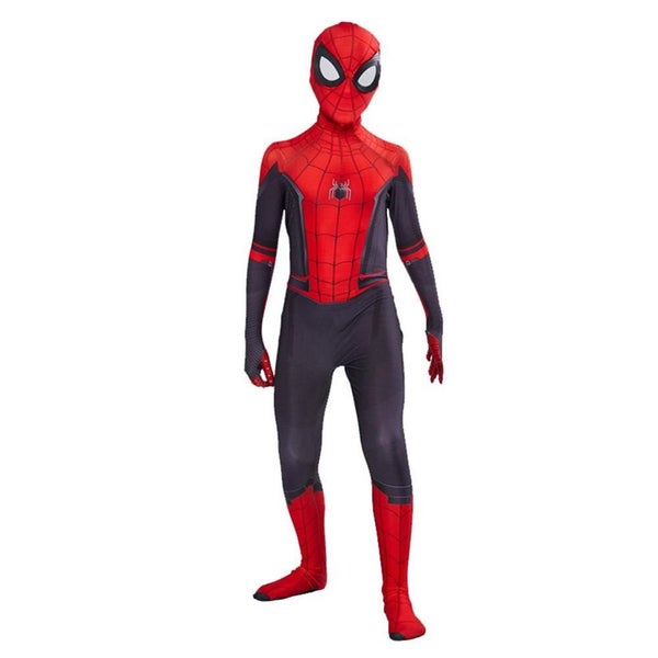 Spiderman Latest Costume in black Far from home + Mask + Mask Size Small Carousel 2