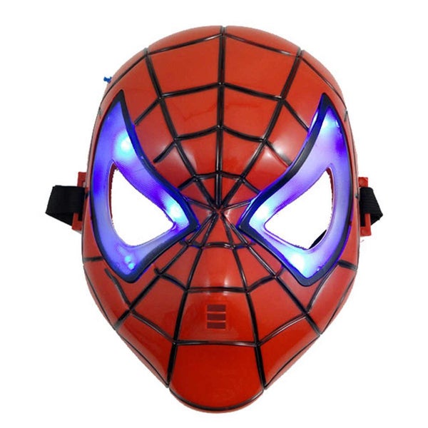 Spiderman Led light up Mask - Plastic mask size fit from 3-12 Carousel 1