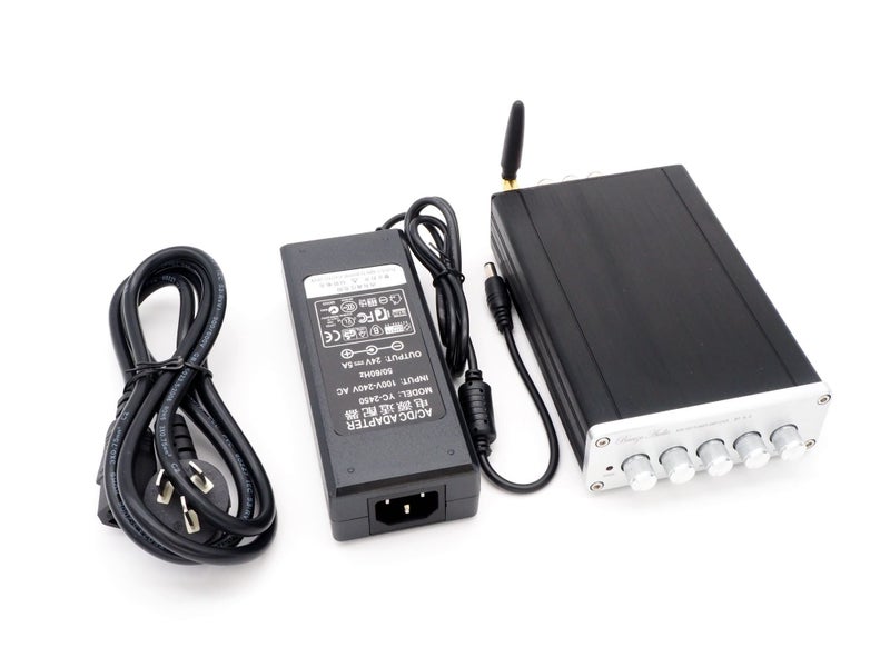 Mini 2.1 Digital Power Amplifier TPA3116 50W*2 /100W Subs with BT (PW10) Carousel 1