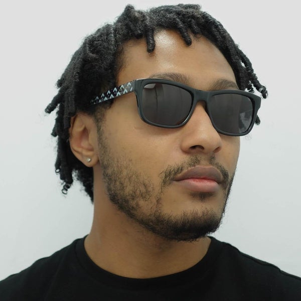 Ted Baker Sunglasses TB1455 Dane 011 Polished Black Patterned Grey Carousel 6