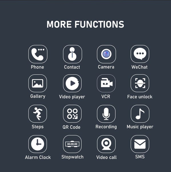 Smart Watch, D35 Model, 4G Video call, IPX7 Water Proof, PINK Carousel 2