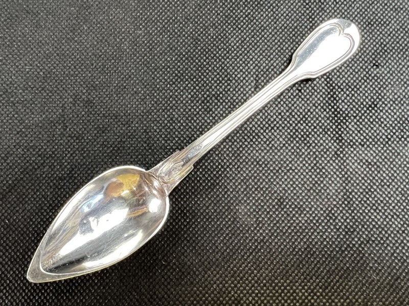 1838-1900 French Sterling Silver Fiddle & Thread Spoon - Lot Y24 - CES Carousel 1