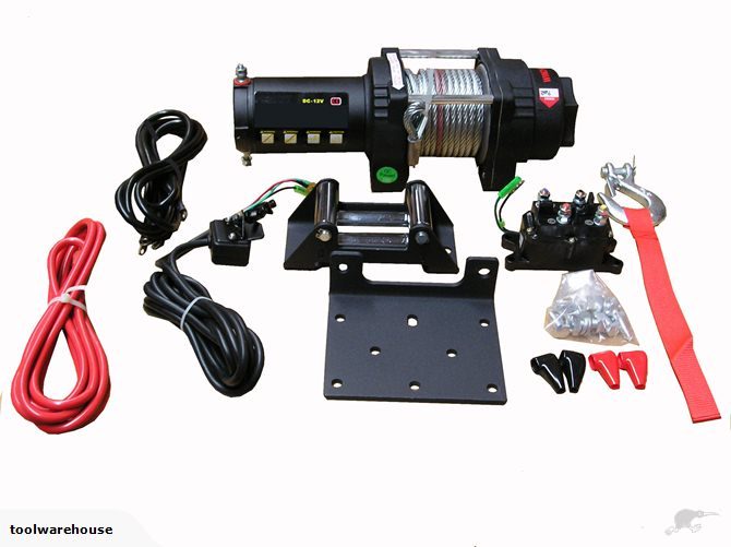 WINCH 12V 4000lb (1814KG) ** 12 MONTH WARRANTY Carousel 1