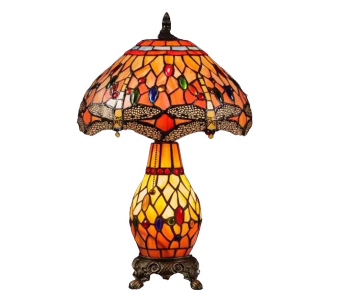 New Design Handmade Tiffany Table Lamp Carousel 1