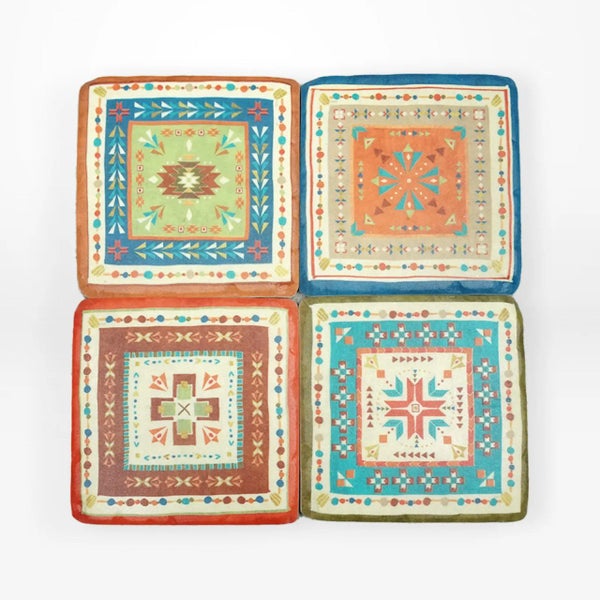 Orta Stone-Look Coasters - Set of 4 Carousel 7