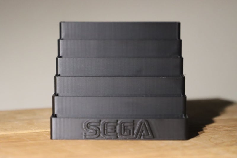 6x Sega Megadrive / Mastersystem Cart Stand - Mahi Atu 3d Carousel 9