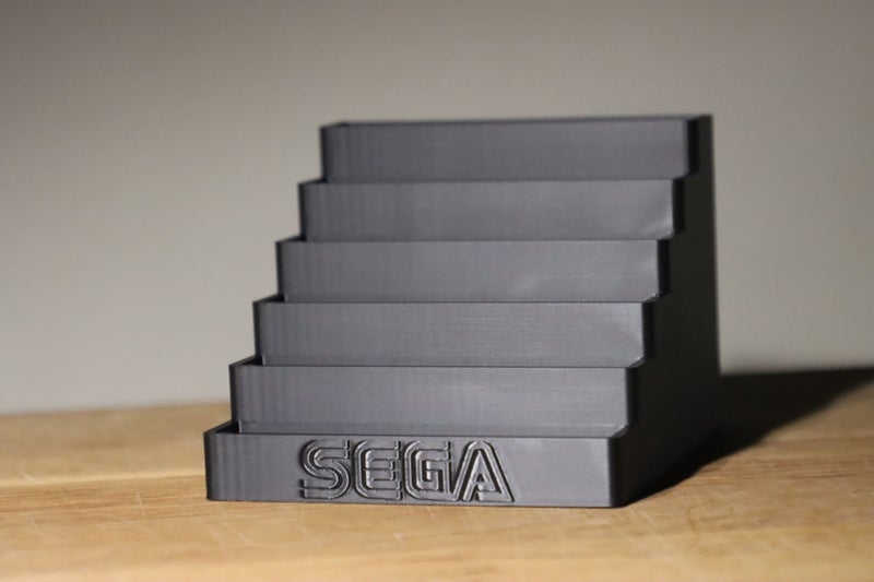 6x Sega Megadrive / Mastersystem Cart Stand - Mahi Atu 3d Carousel 2