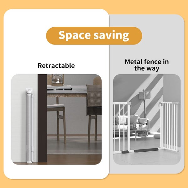 Bopeep Baby Safety Gates Adjustable Retractable Pet Dog Stair Doorways Guard 30062867851440514113