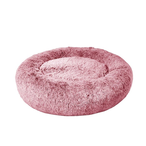 Pawz Pet Bed Memory Foam Dog Donut Calming Nest Fluffy Plush Kennel Soft Warm Carousel 1