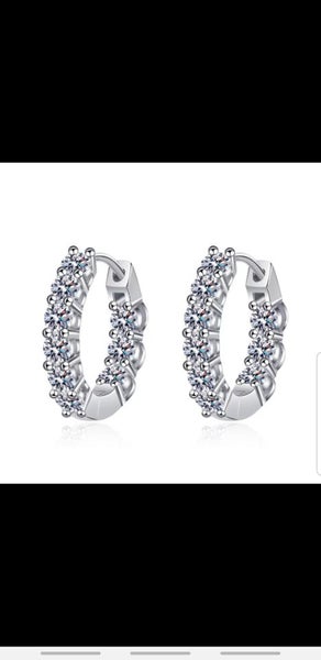1.8 Carat Diamond Hoop Earrings new 1/3 price!! Carousel 6